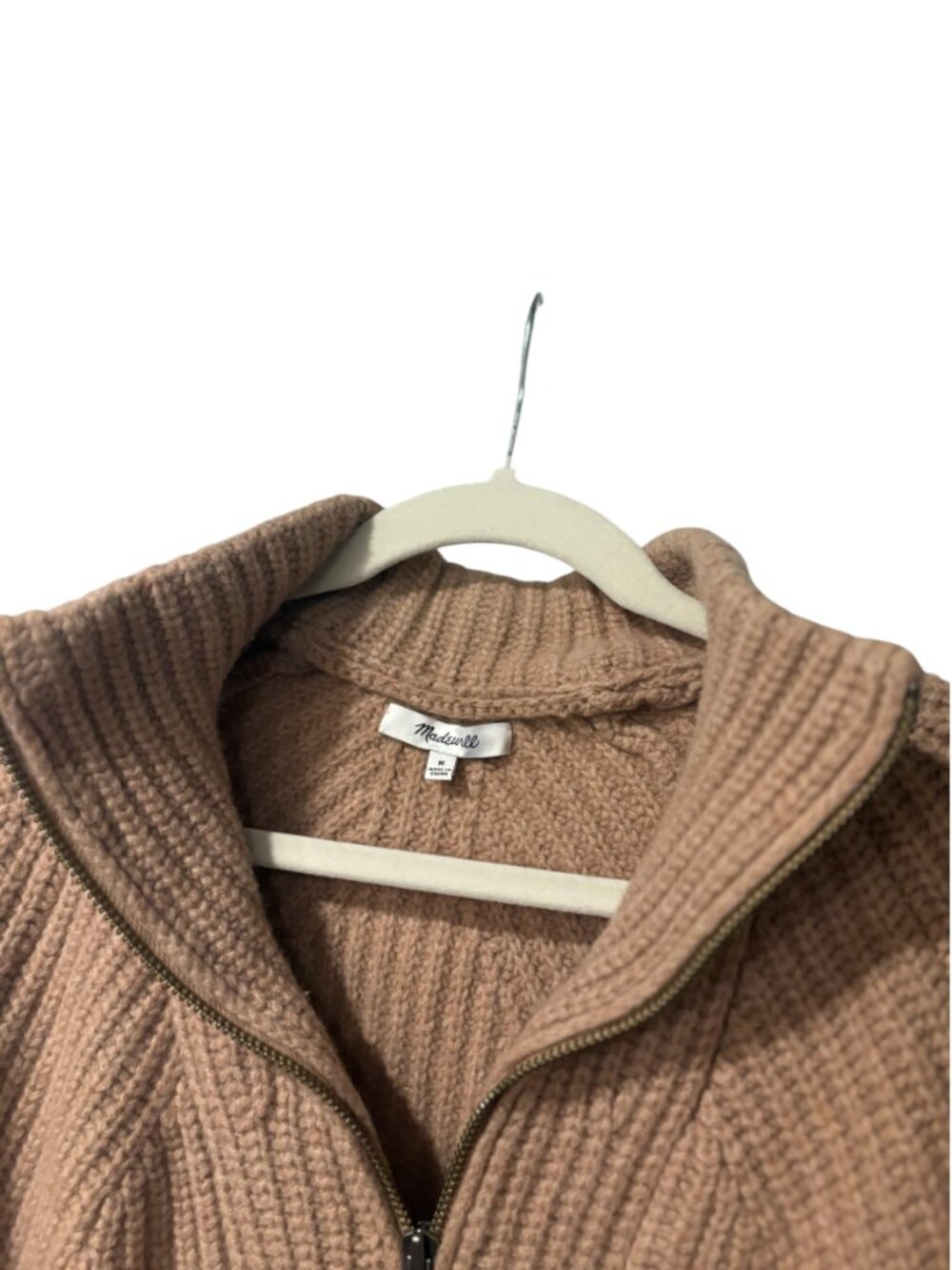 Madewell Ribbed Zip Cardigan Sweater - Picture 8 of 9